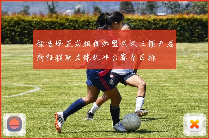 徐浩峰正式租借加盟武汉三镇开启新征程助力球队冲击赛季目标